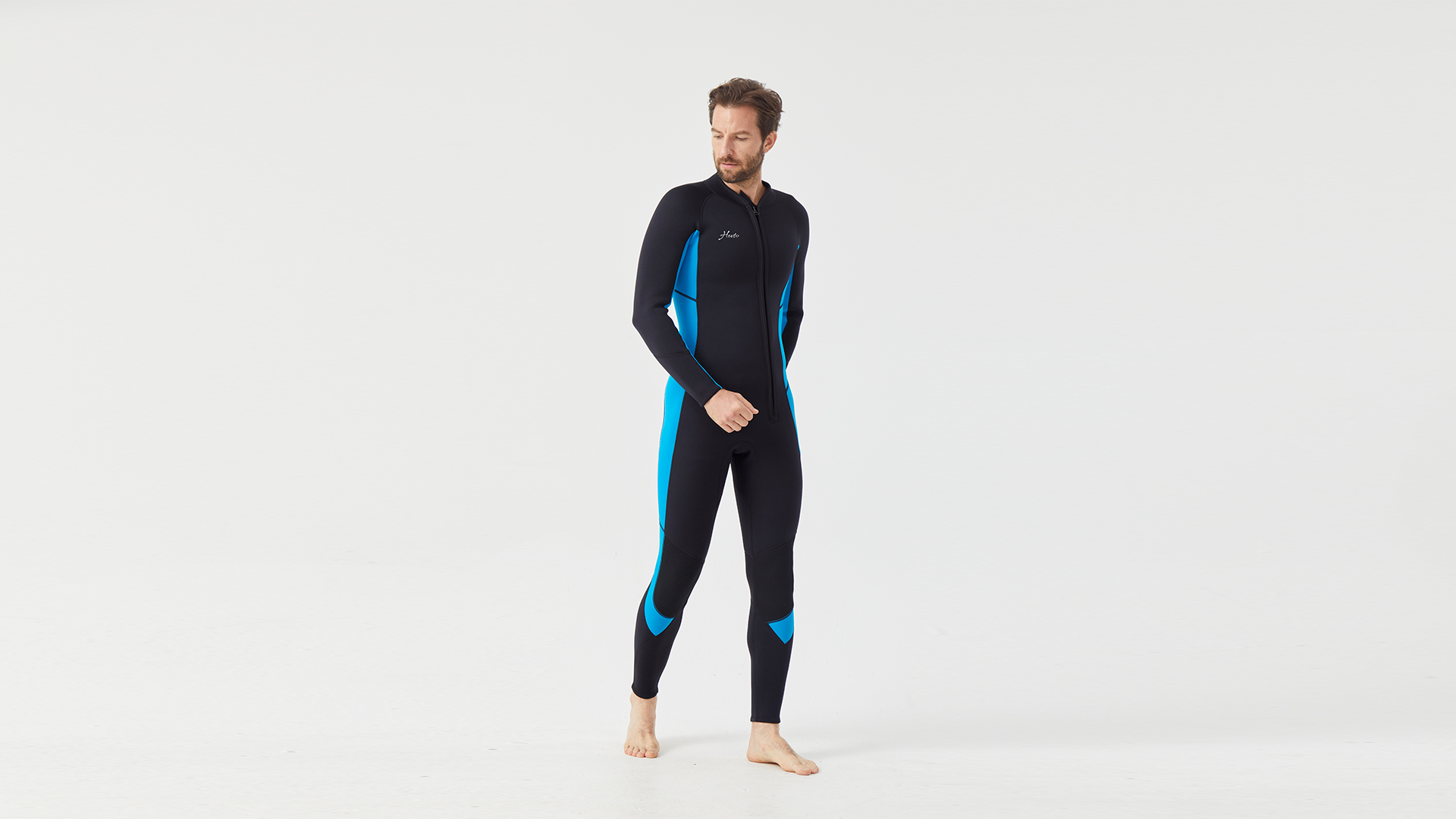 Amazon.com: Hevto Wetsuits Men 3/2mm Neoprene Front Zip Full Wet